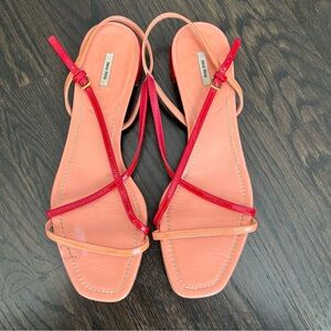MIU MIU Flat sandals 40.5